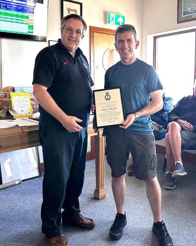 Bangor RNLI Volunteer Receives Top Award
