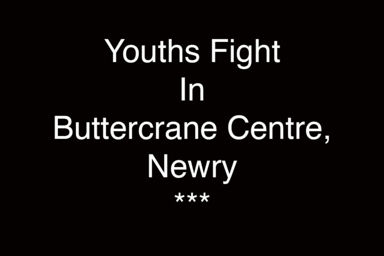 Violent Incident At Buttercrane In Newry