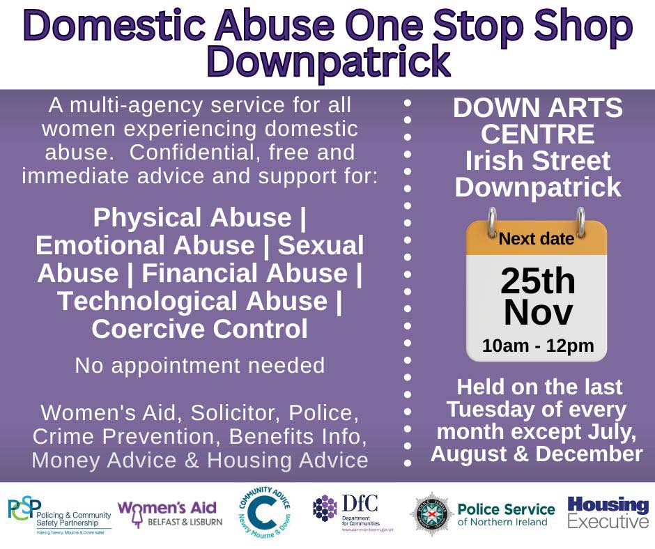 Domestic Abuse One Stop Shop In Downpatrick
