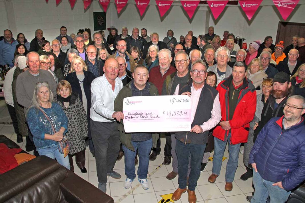 Killyleagh Men’s Shed Receives Lottery Award