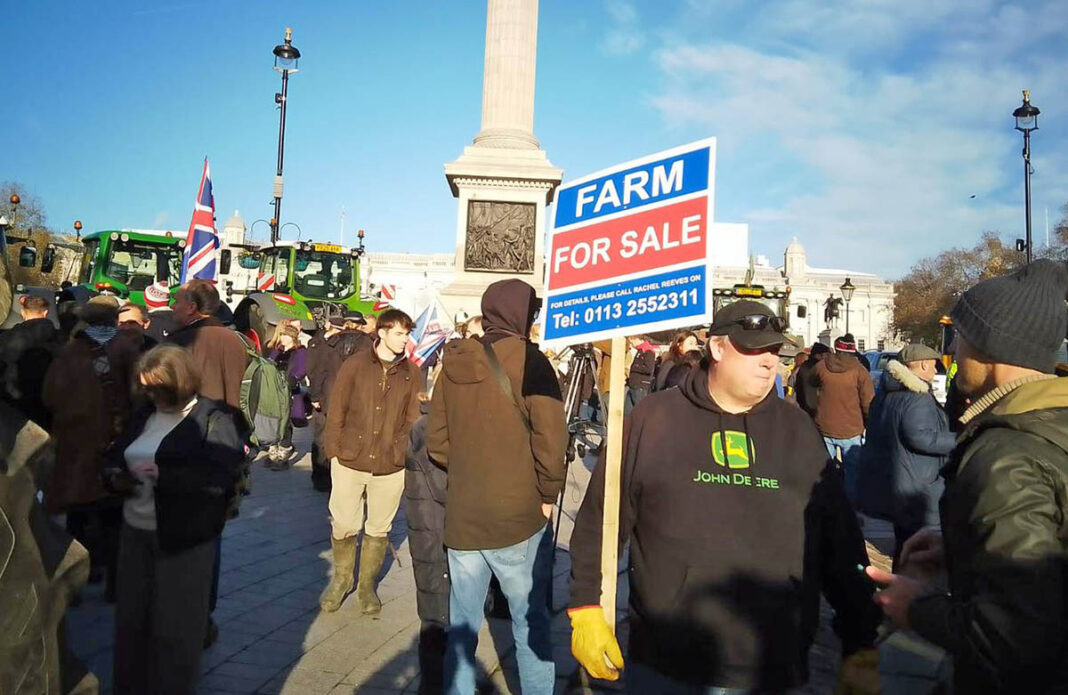 Farmers For Action NI Join Rally Against IHT