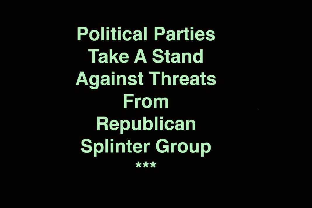 NMD Politicians React To Splinter Group Threats