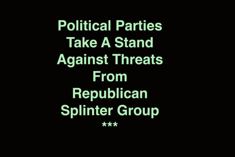 NMD Politicians React To Splinter Group Threats