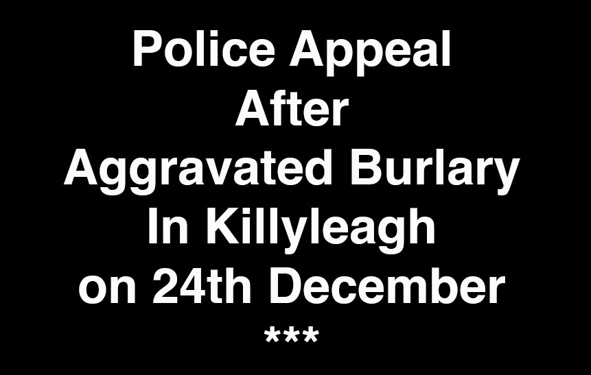 Police Appeal After Killyleagh Burglary