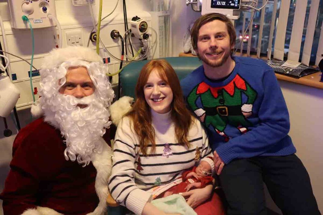 Santa Visits Tiny Tots At Ulster Neonatal Unit