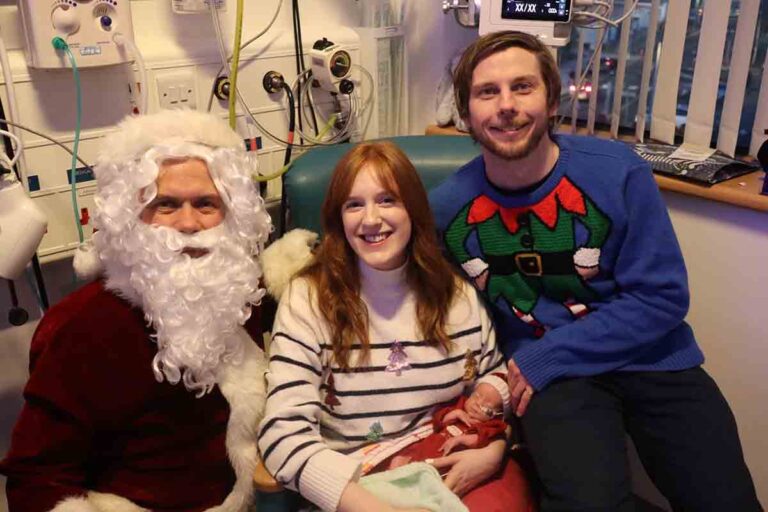 Santa Visits Tiny Tots At Ulster Neonatal Unit