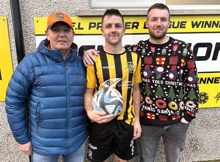 Comber’s Sofley Bags 4 Goals Against Rosario