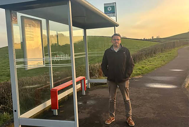 Bad Lighting At Drumaness Bus Stop: Mathison
