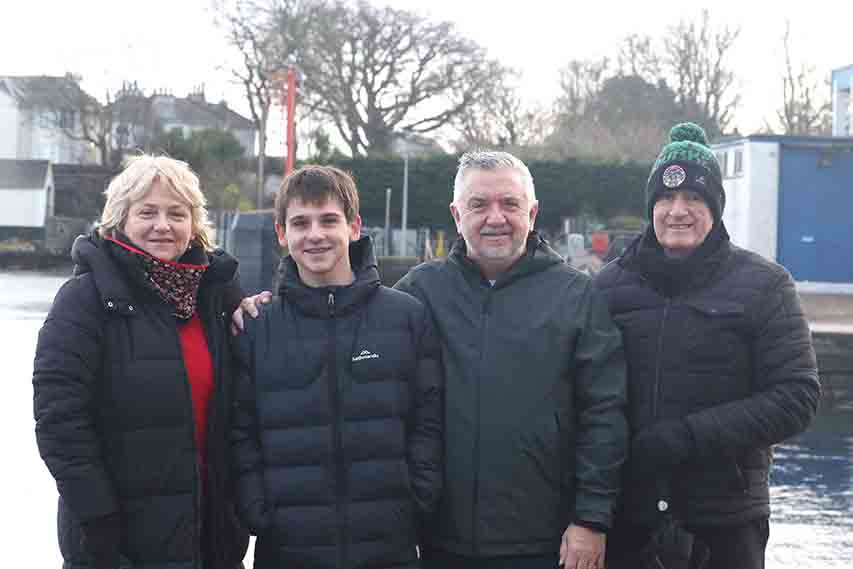 Big Splash For Strangford New Year’s Day Swim