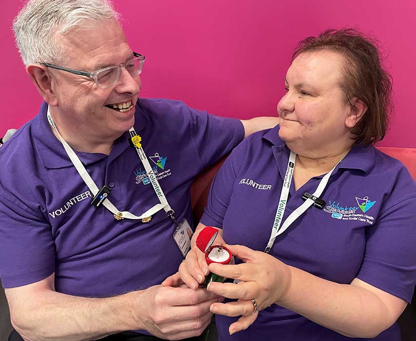 Trust Volunteer Duo Celebrate 30 Year Marriage