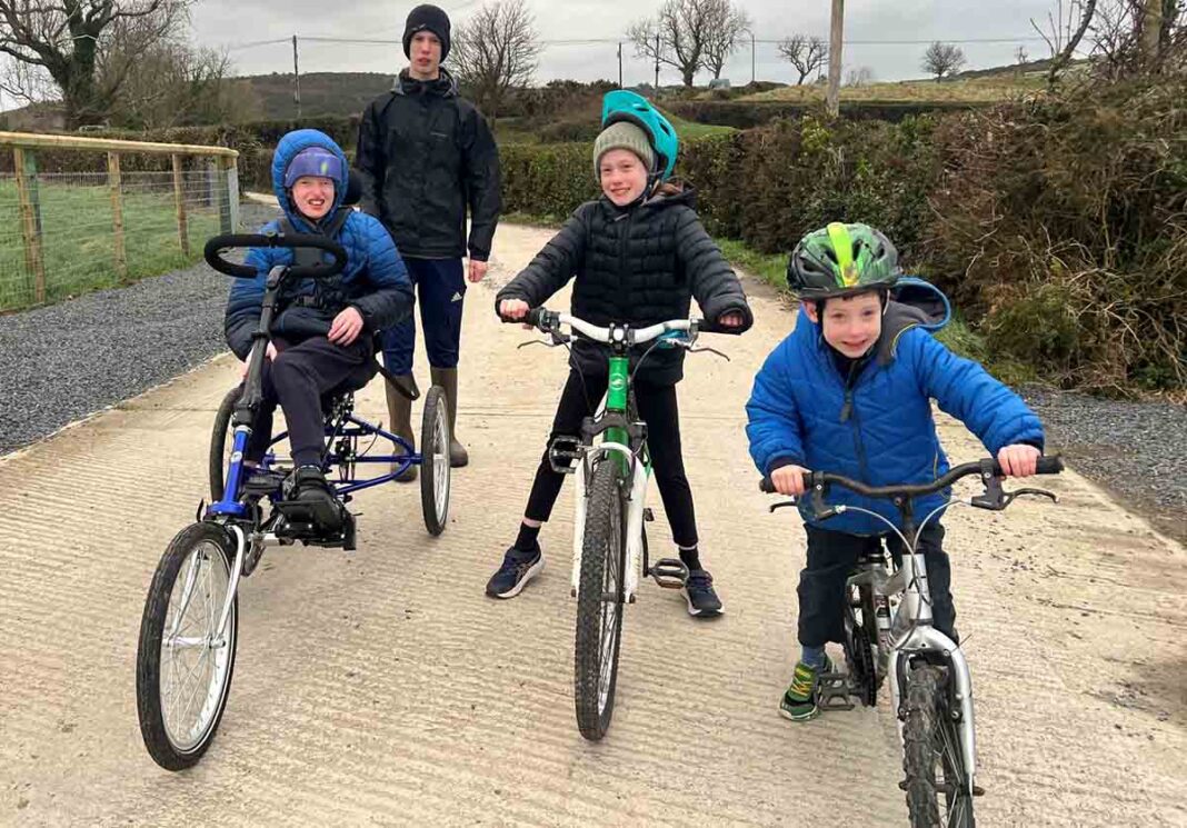 County Down Boy Mobile On Special Trike