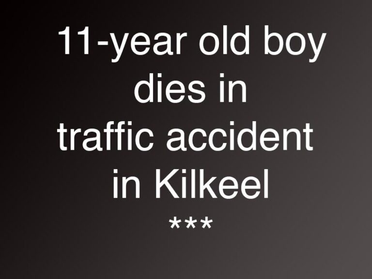 Child Dies In Kilkeel RTA