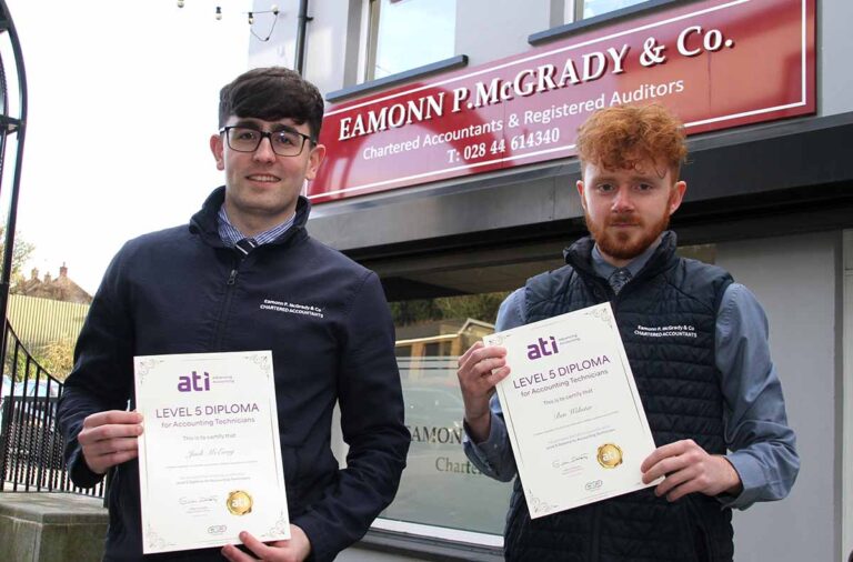 Trainees Qualify At Eamonn P McGrady & Co