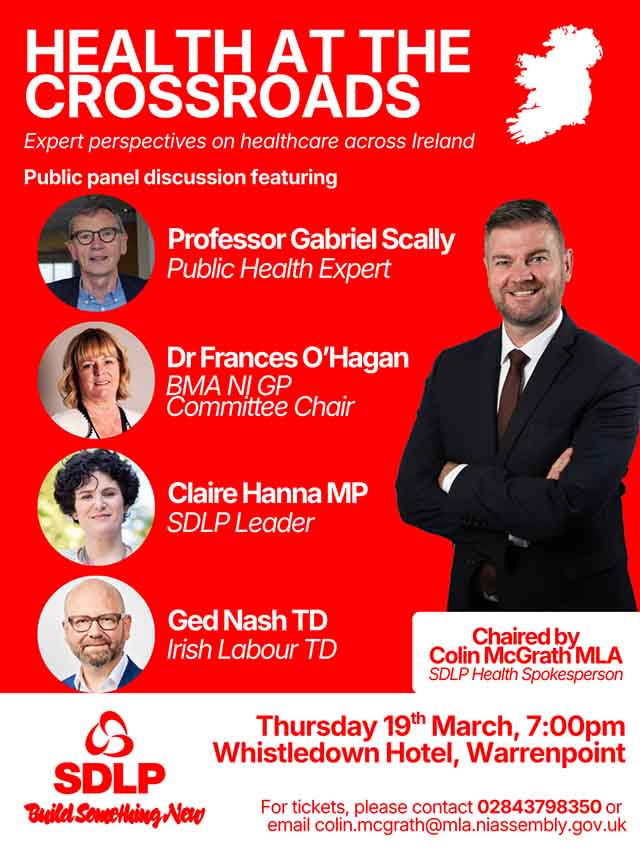 McGrath to Host Cross Border Health Discussion