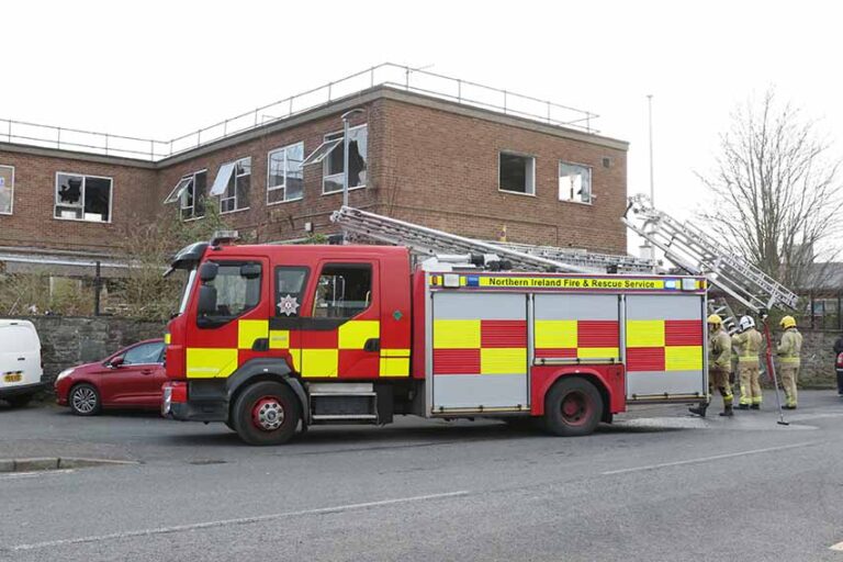 Downpartick NIFRS Put Out Old Dole Office Fire