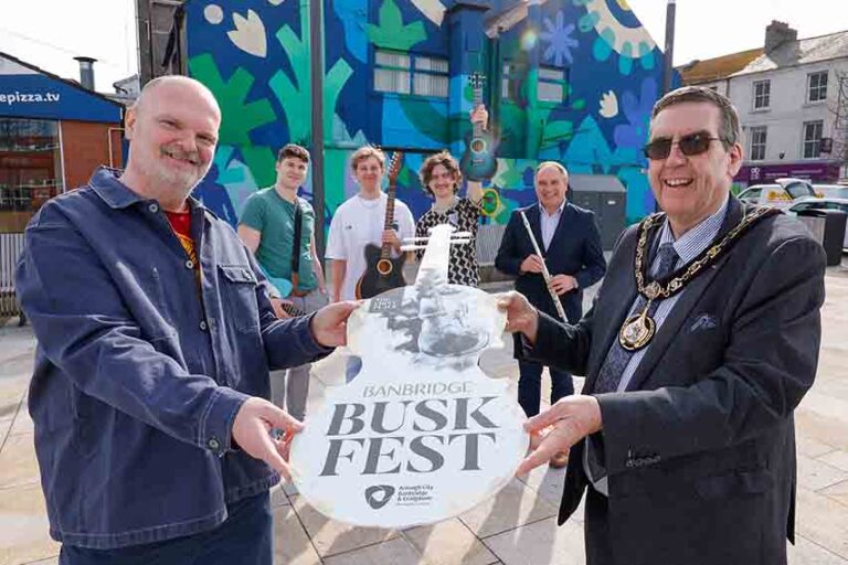Buskfest Stage Awaits Buskers Across Down