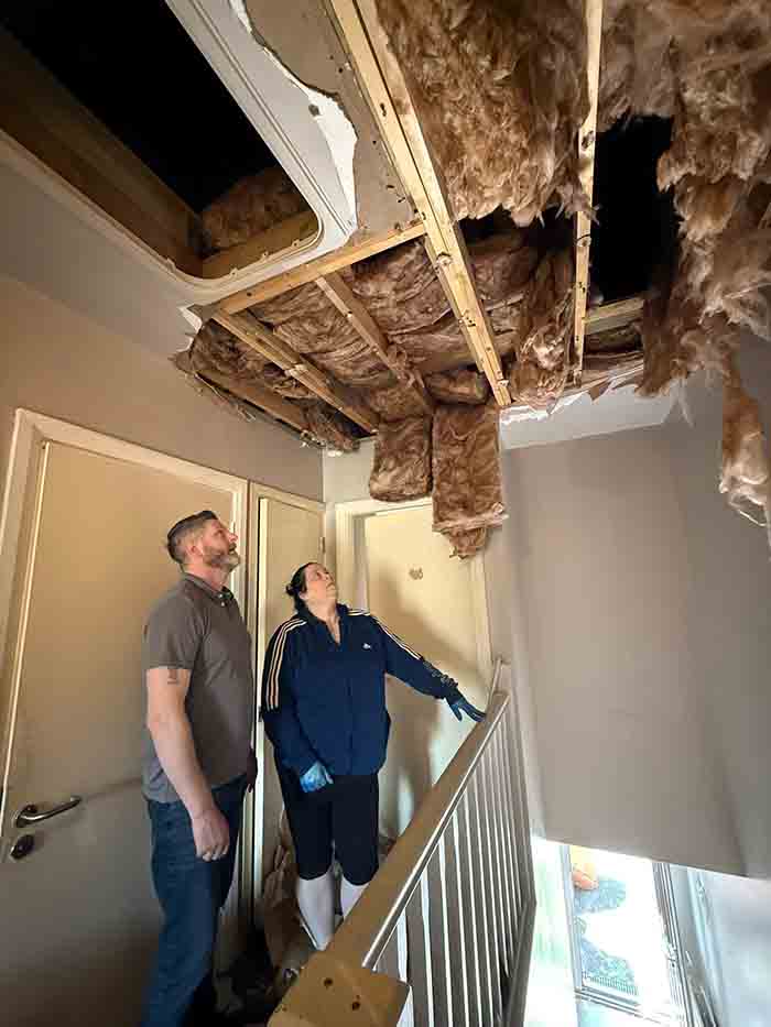 Ceiling Collapses At Downpatrick Ardilea Home