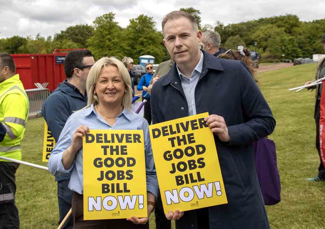 Hazzard Urges Parties To Back Good Jobs Bill
