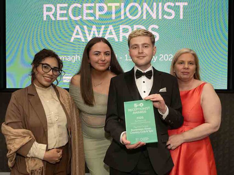 Newcastle Hotel Receptionist Receives Award