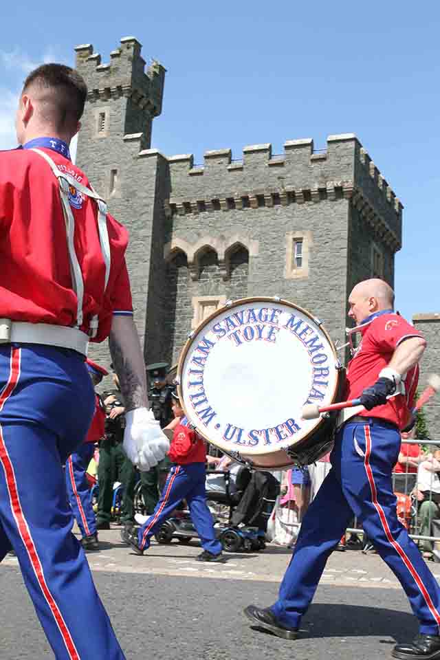 Twelfth Marchers Enjoy The Sunshine In Killyleagh
