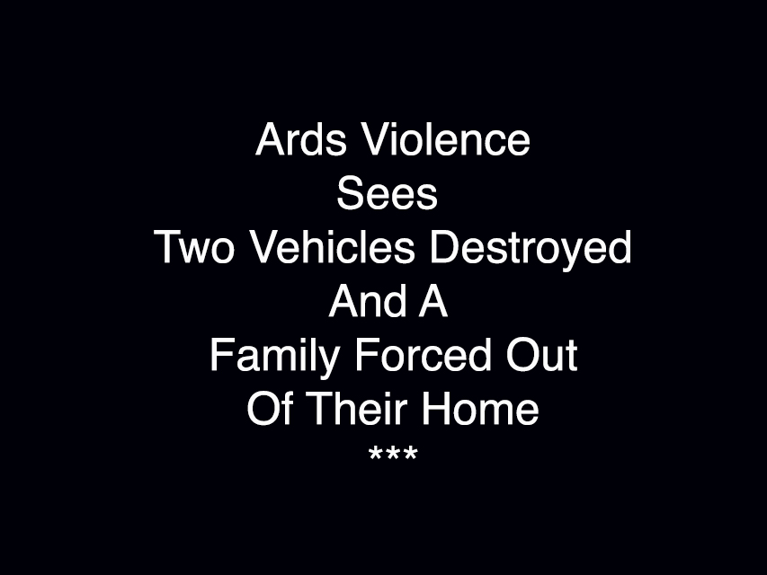 Police Investigate Following Ards Violence Outburst