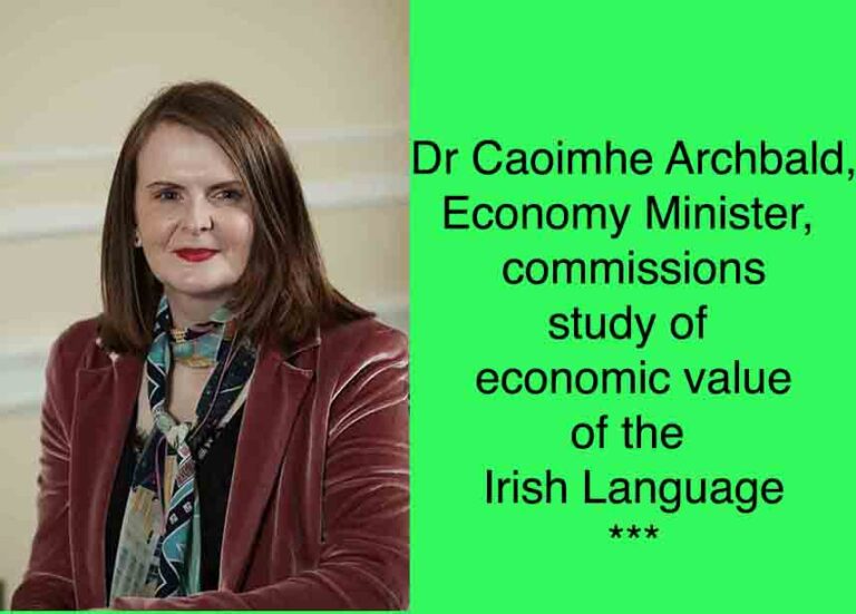 Irish Language Economic Potential To Be Evaluated
