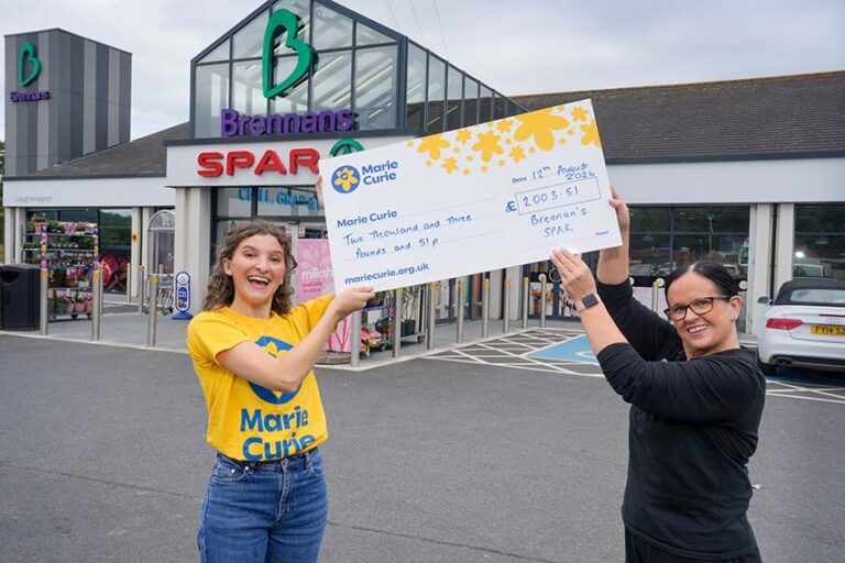 Brennan’s SPAR Raises £2000+ For Marie Curie