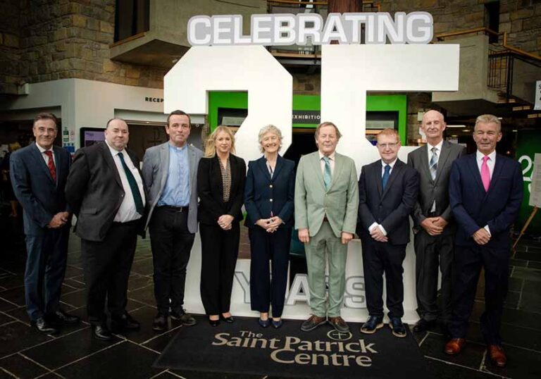 Irish President Visits St Patrick Centre In Downpatrick