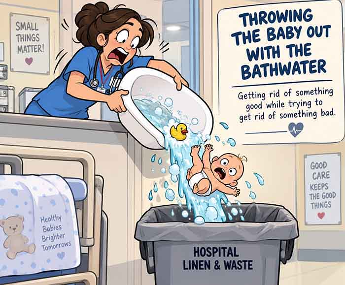 baby and bathwater, hospital centralisation, Down Hospital A&E,