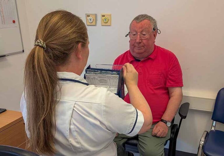 Bangor Man Gets Vision Back In Focus Thanks To Trust Bangor Man Gets Vision Back In Focus Thanks To Trust